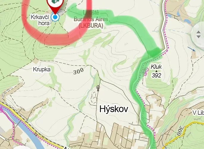 Statek Krkavci Hora Feriegård Nizbor